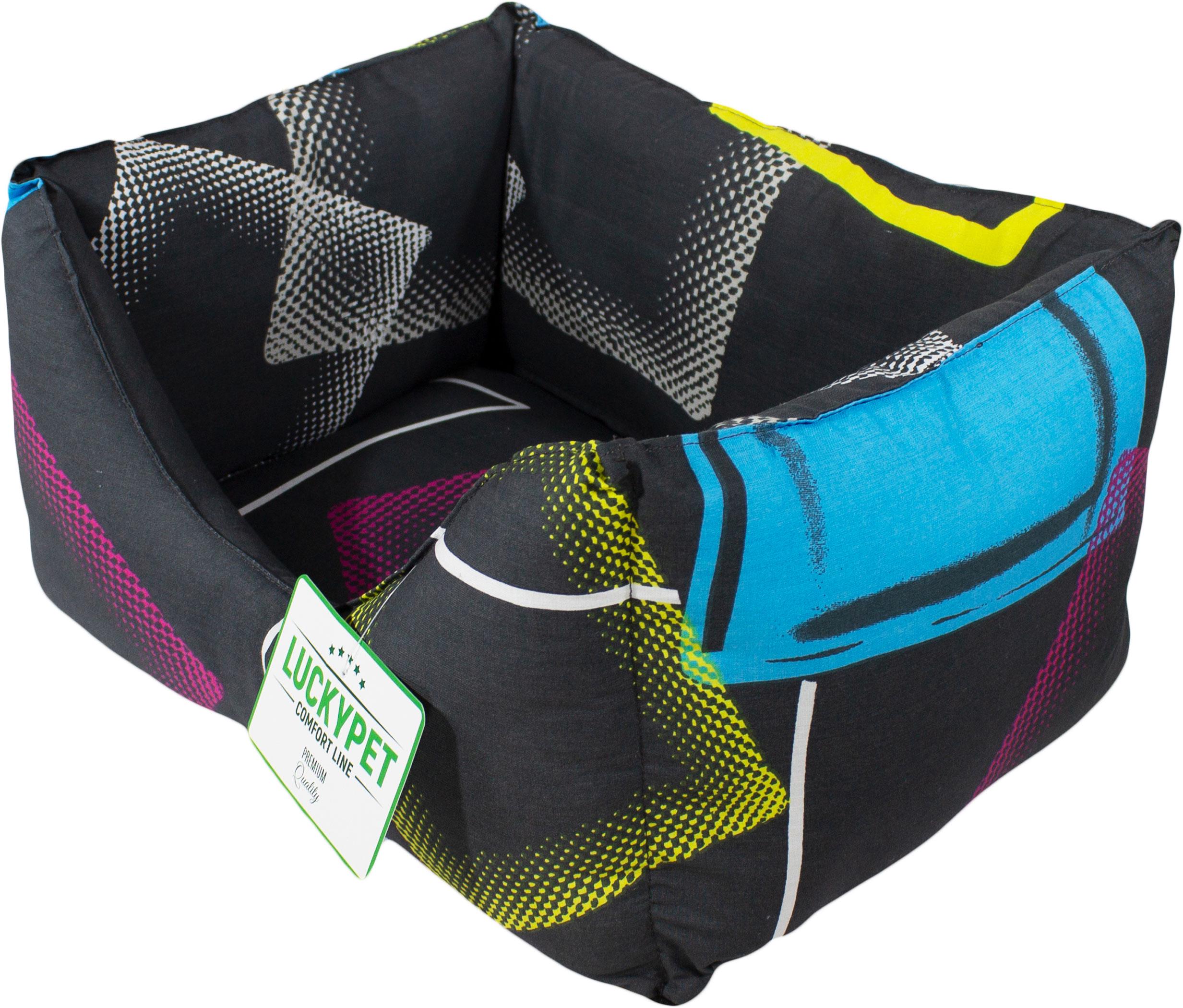 Лежак для собак и кошек Lucky pet Рей №2 Геометрия 40x50x22 см (4820224212524)