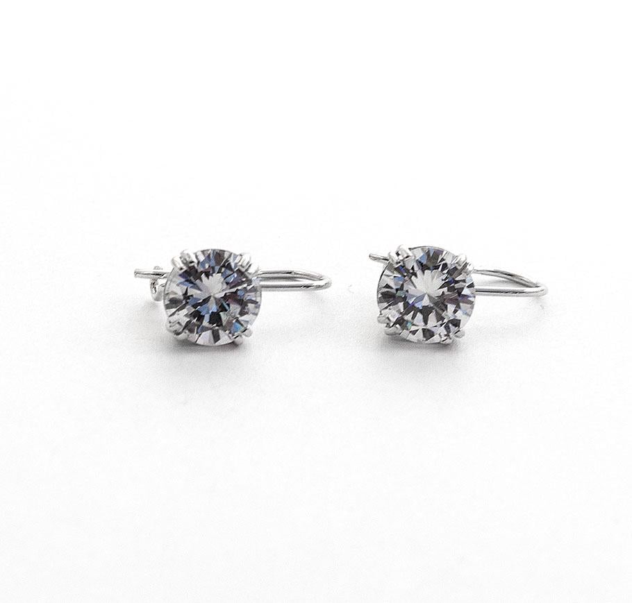 Серьги серебряные Maxi Silver 7936 с французским замком (87936)