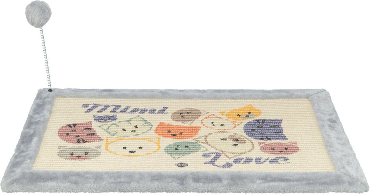 Драпак-коврик для котов Trixie Mimi 70х45 см Серый Драпак-коврик для котов Trixie Mimi 70х45 см Серый