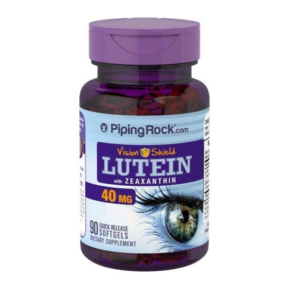 Лютеїн Piping Rock Lutein + Zeaxanthin 40 мг 90 Softgels