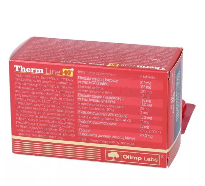 Комплексний жироспалювач Olimp Nutrition Therm Line 40+ 60 Tabs - фото 2