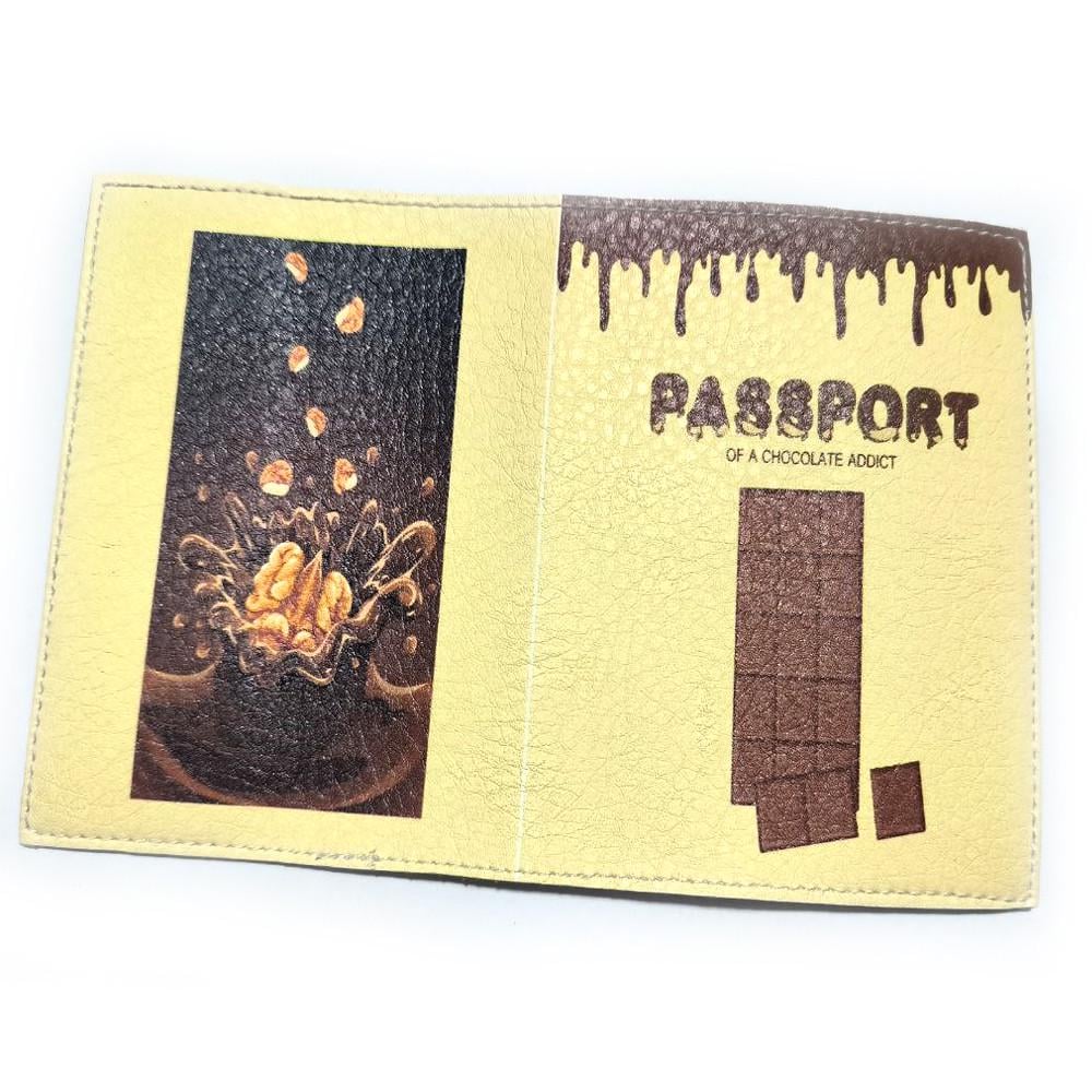 Обложка на паспорт принт Шоколад (OB_0023)