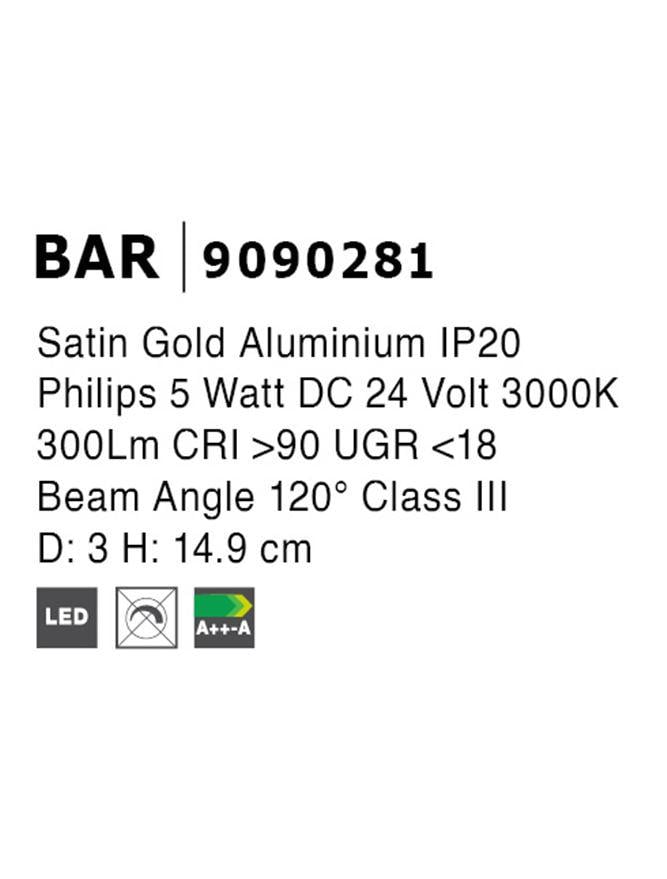 Светильник магнитный Nova Luce Bar (9090281) - фото 6 Светильник магнитный Nova Luce Bar (9090281) - фото 6