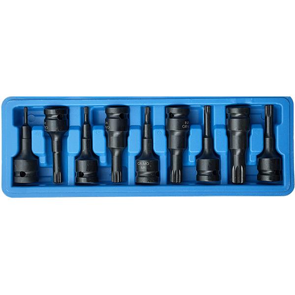 Набор ударных бит Vorfal 1/2" SPLINE M4-M16 9 шт. (V08063) - фото 3