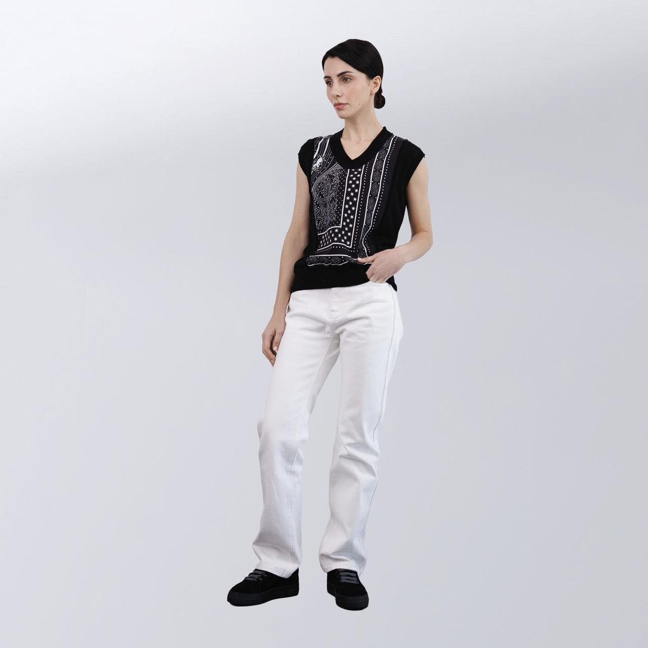 Блуза жіноча повсякденна Hermès White Astrologie Bandana M Чорний (2588762886) - фото 5 Блуза жіноча повсякденна Hermès White Astrologie Bandana M Чорний (2588762886) - фото 5