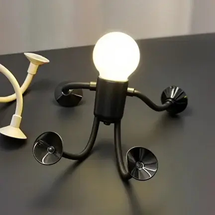 Нічник світлодіодний на батарейках у формі гнучкого чоловічка (C01328) - фото 6