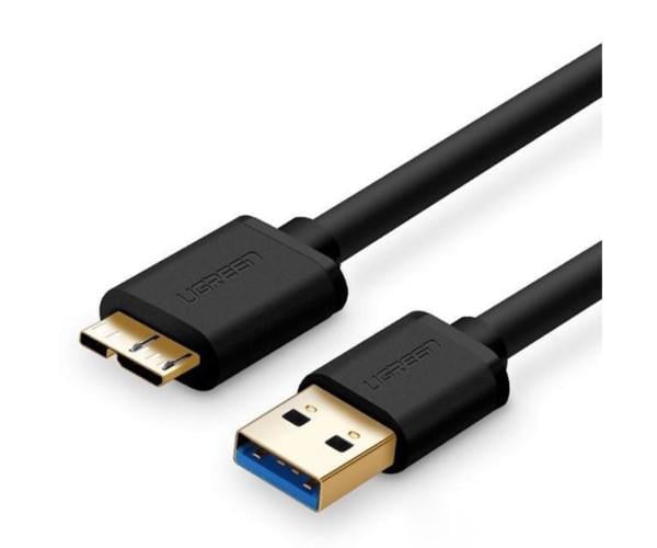 Кабель Data UGREEN US130 USB 3,0 to Micro USB 3,0 1 м Black