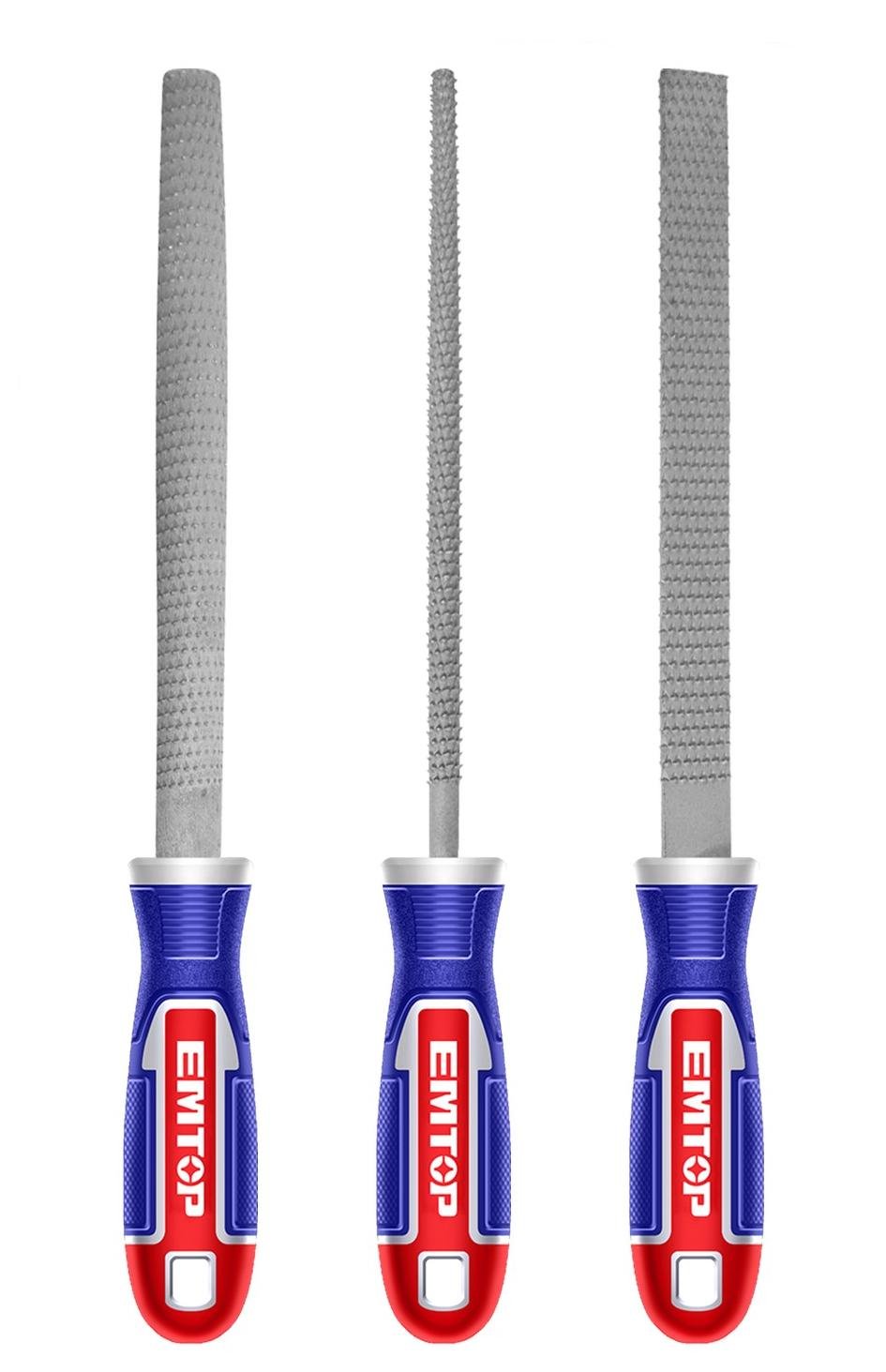 Набор рашпилей по дереву EMTOP ESFSW0301 3 шт.