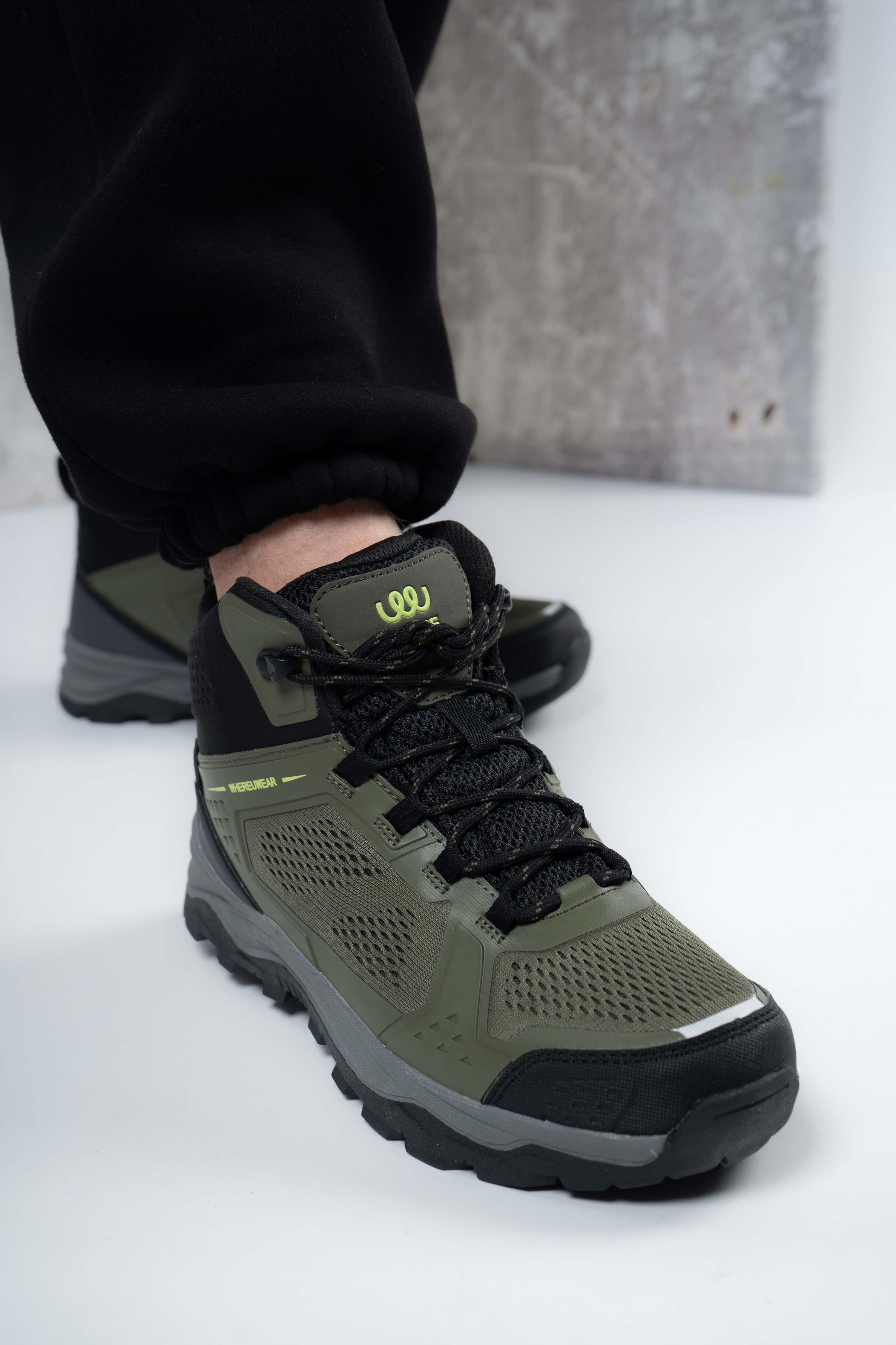 Ботинки мужские демисезонные Where Uwear 346911 р. 40 Хаки