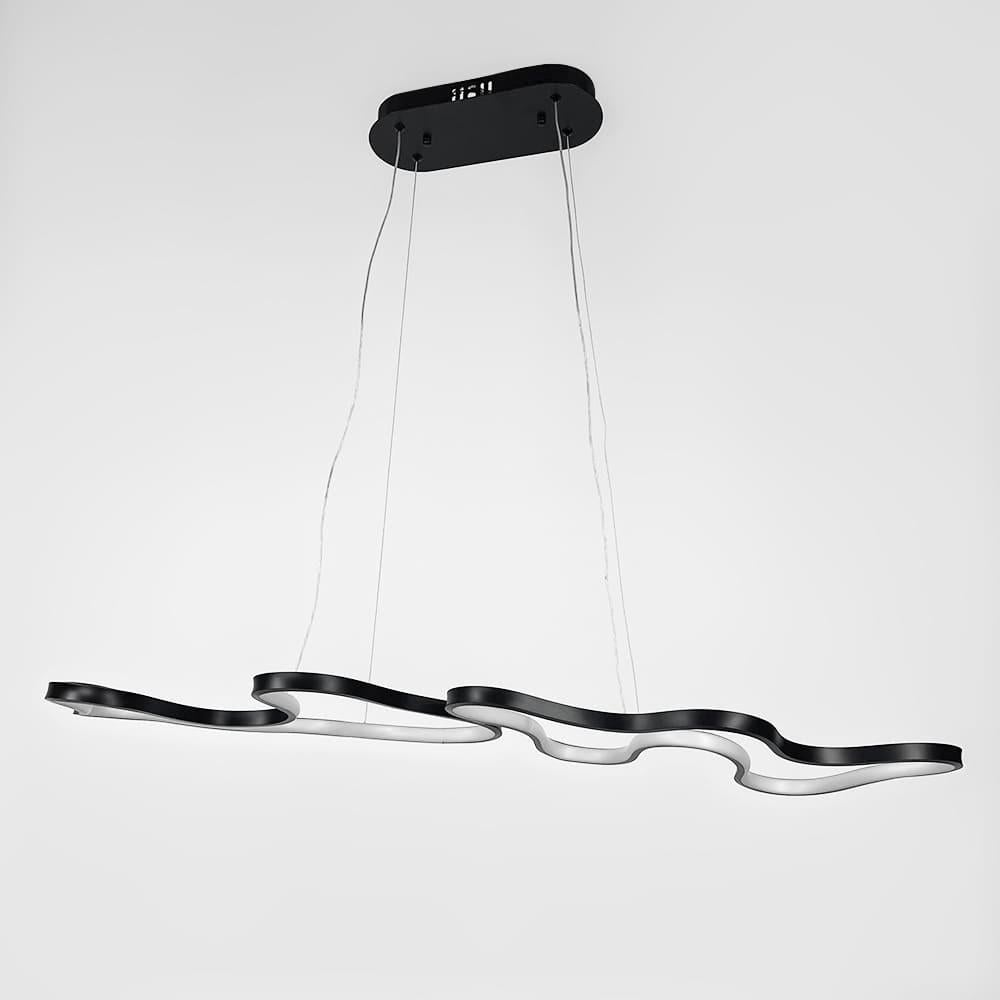 Люстра эффектная удлиненная в корпусе 98х31 см Черный (PCL005-1000 BK)