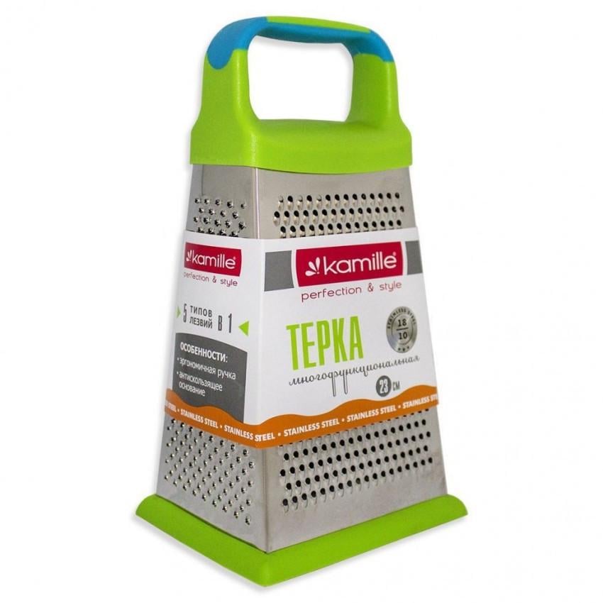 Тертка Kamille КМ-7200 чотиригранна з нержавіючої сталі (1093868465)