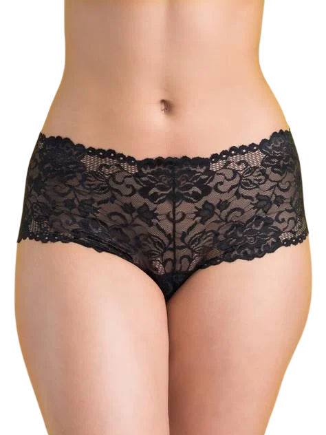 Трусы женские Lovehoney M/L Черный