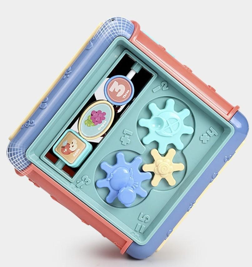 Развивающая игрушка Куб-Сортер музыкальный разноцветный - фото 3