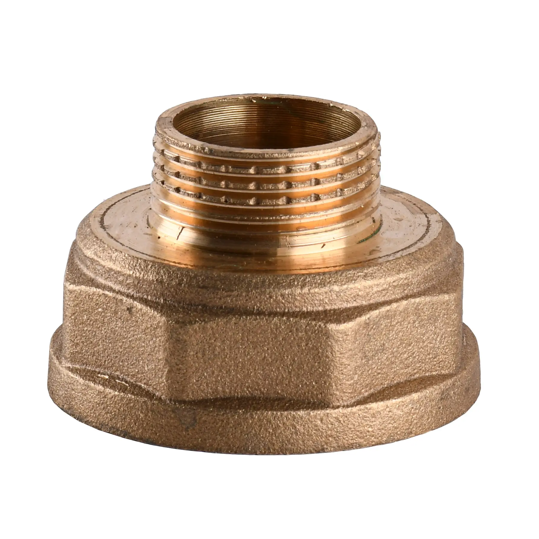 Редукционный переходник латунный 1 1/4″ВРх3/4″ЗР штампованный (А0607А VA) Редукционный переходник латунный 1 1/4″ВРх3/4″ЗР штампованный (А0607А VA)