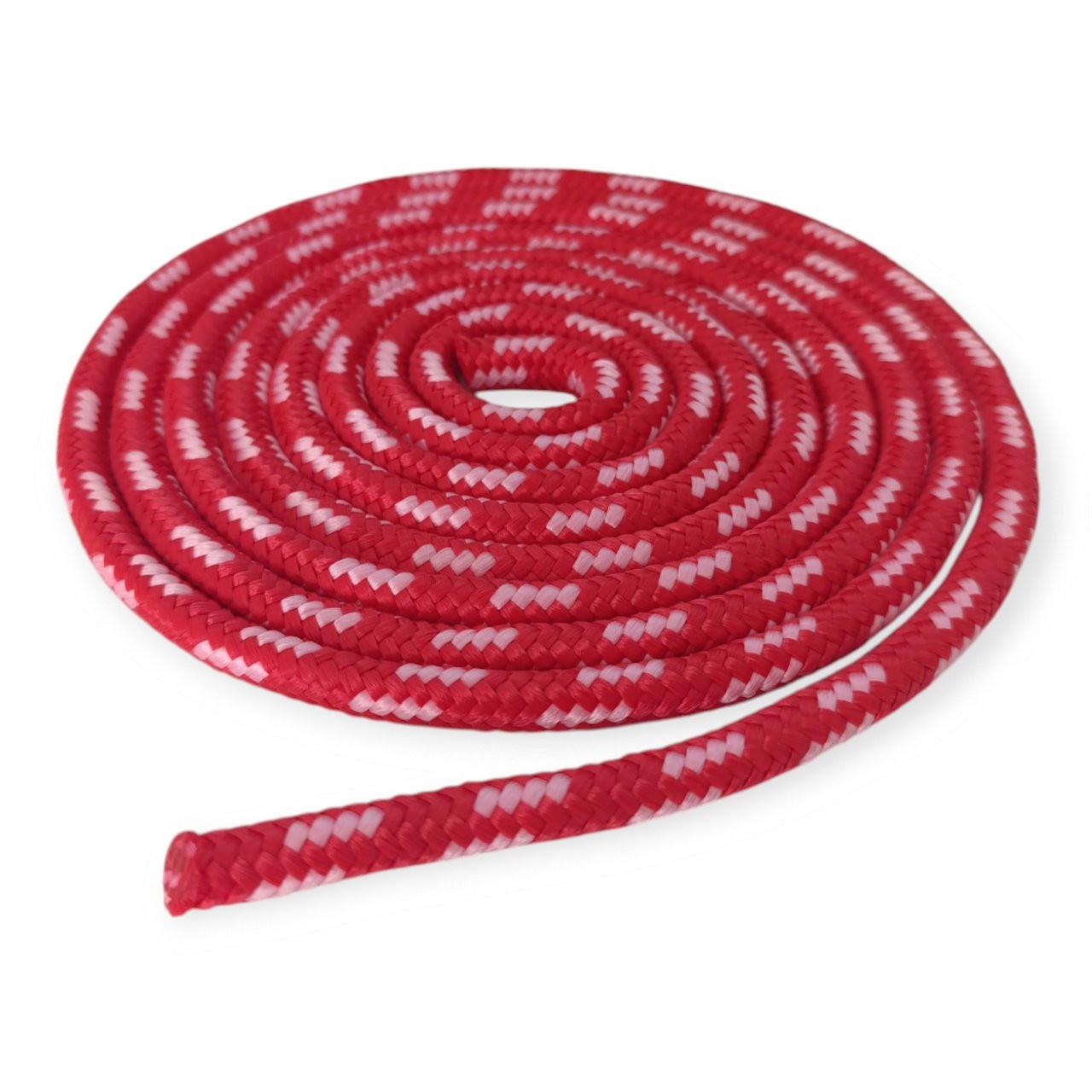 Скакалка гимнастическая RollerUA 3 м Красно-розовый