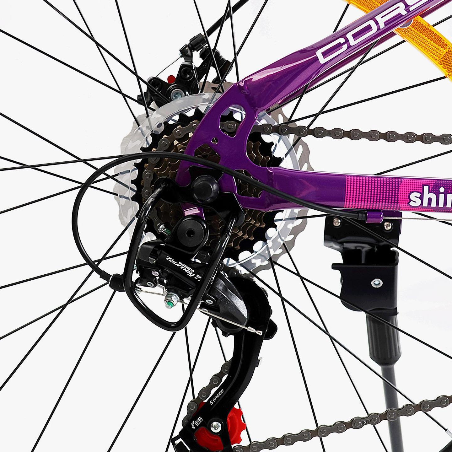 Велосипед гірський Corso Energy 26"/13" Фіолетовий (1204798465) - фото 6