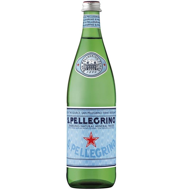 Вода минеральная газированная San Pellegrino 0,75 л 15 шт. стекло (9667)