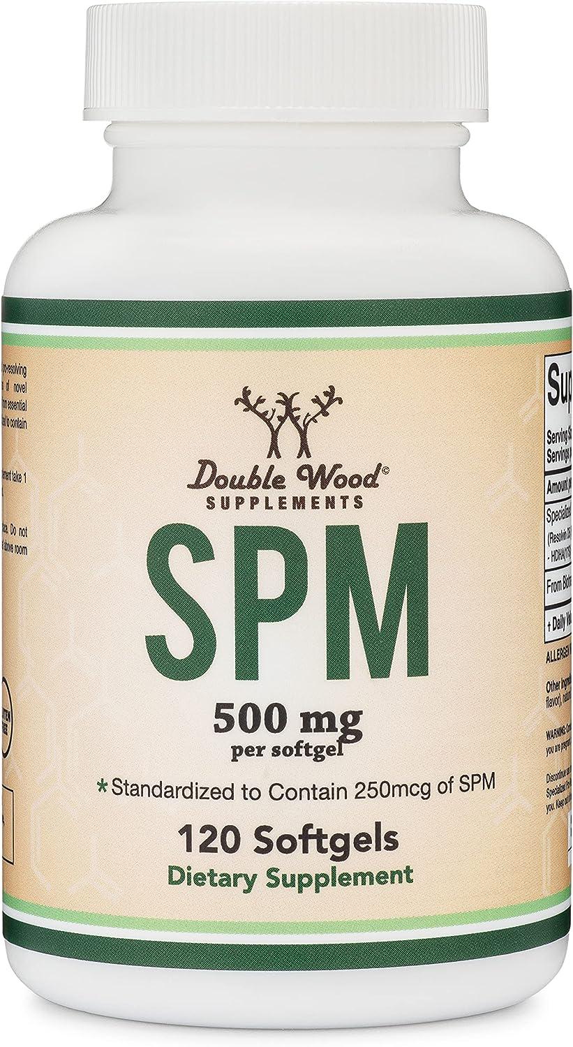 Добавка Double Wood SPM Pro Resolution Mediators 500 mg 120 softgels