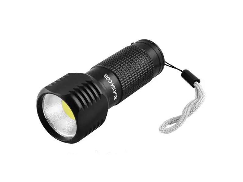Фонарь ручной BL-8154-COB-10W ремешок на руку 3xAAA
