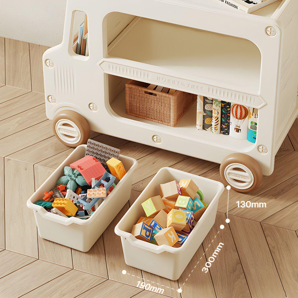 Стеллаж для книг Lumpurini Romeo с контейнерами и конструктором (feb8fde4) - фото 6