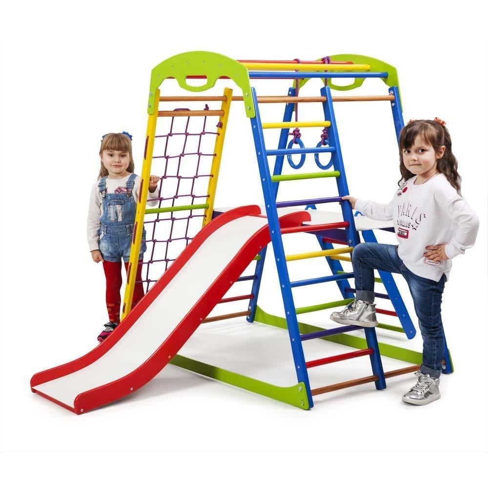 Детский спортивный комплекс для дома SportBaby SportWood Plus 2 (SportWood-Plus-2-4) Детский спортивный комплекс для дома SportBaby SportWood Plus 2 (SportWood-Plus-2-4)