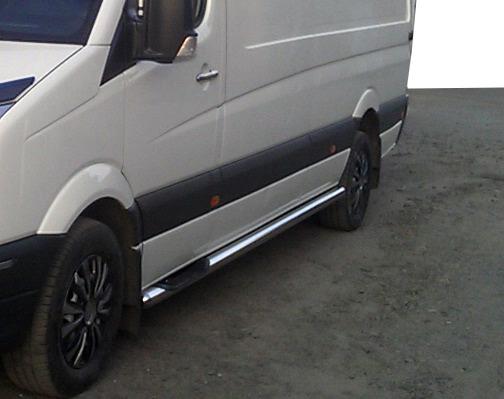 Боковые трубы длинная база CAN для Opel Movano 2004-2010 гг. нержавеющая сталь Хром