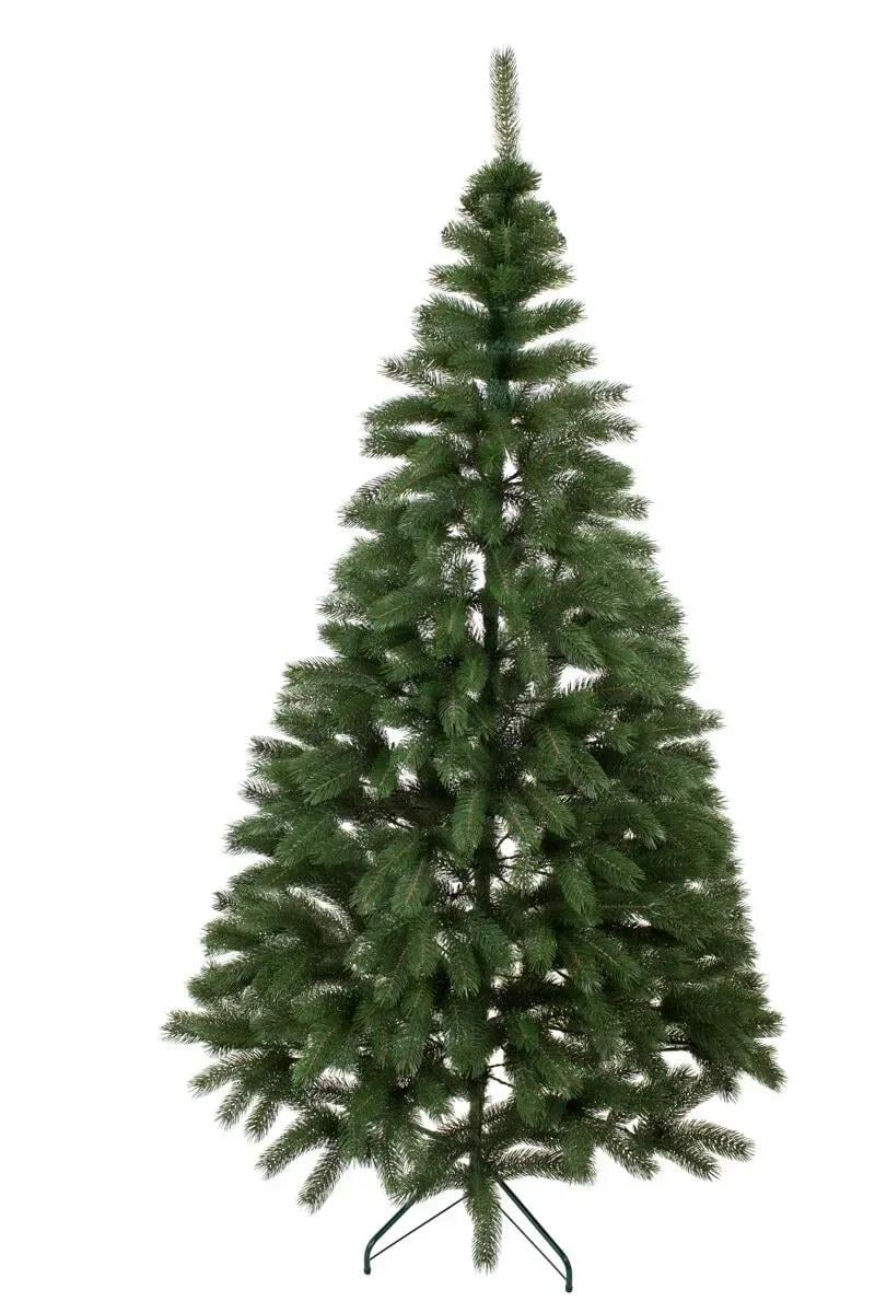 Искусственная елка литая Буковельская на металлической подставке из пластика 2,1 м Зеленый (150-98-YLB21M) Искусственная елка литая Буковельская на металлической подставке из пластика 2,1 м Зеленый (150-98-YLB21M)