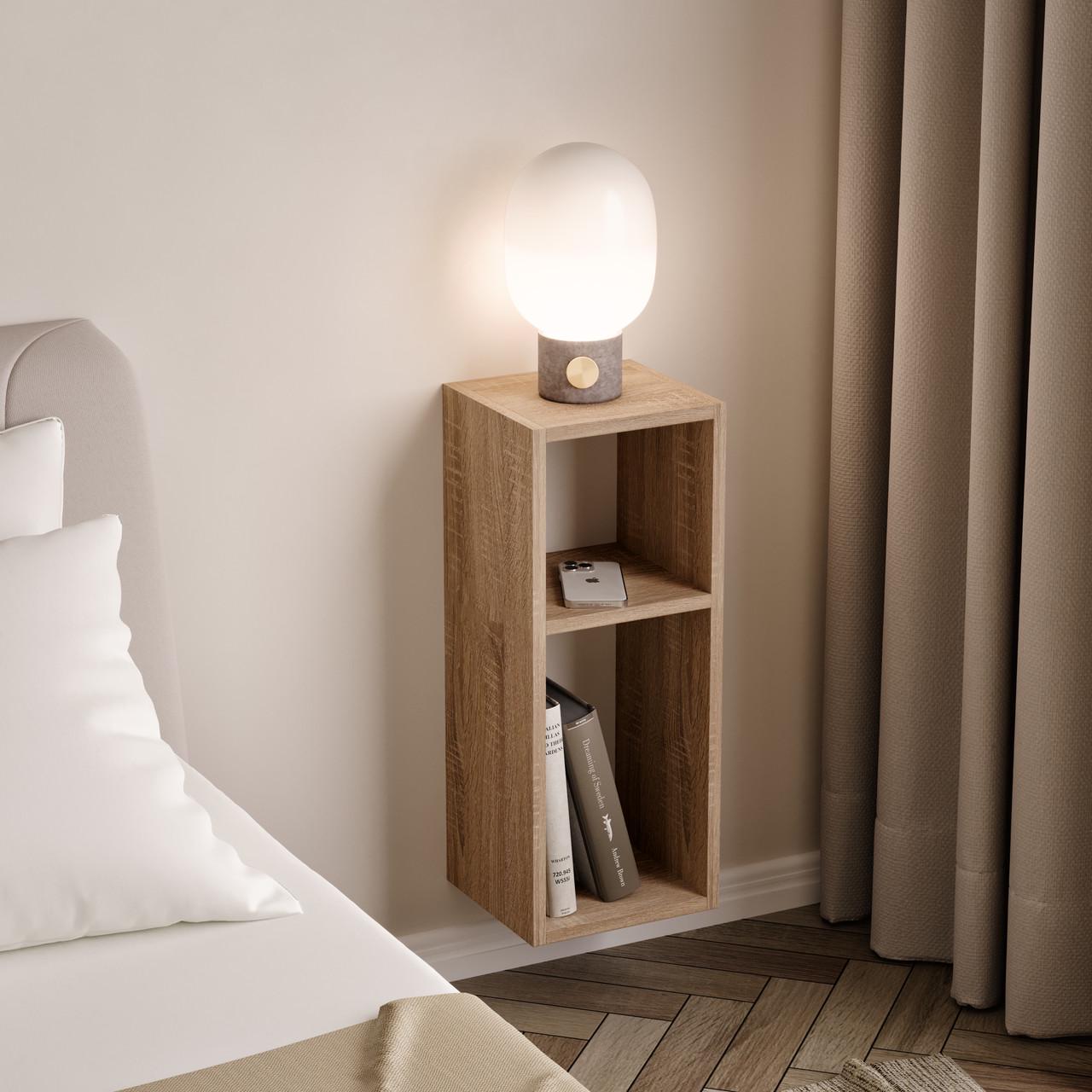 Тумба приліжкова навісна T-14 240х220х600 мм Дуб Сонома