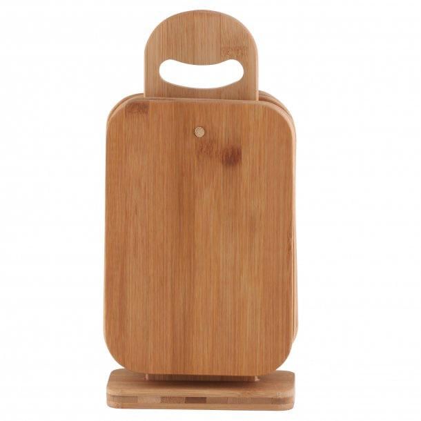 Набір обробних дошок Axentia БАМБУК на підставці 22x0,8x15 см 6 шт. (260467) - фото 5 Набір обробних дошок Axentia БАМБУК на підставці 22x0,8x15 см 6 шт. (260467) - фото 5