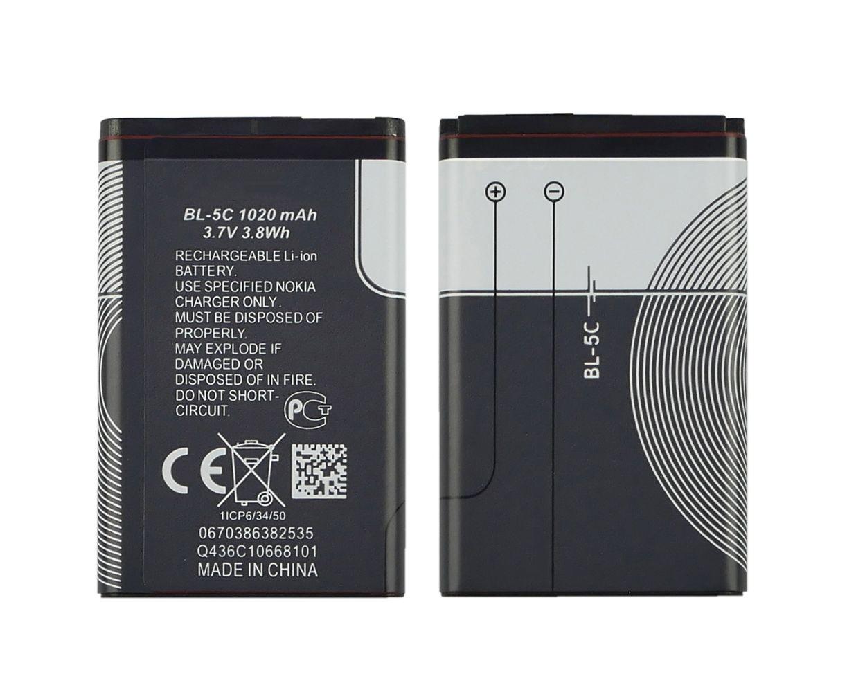 Батарея Nokia N91 8GB BL-5C 1020 mAh - фото 2