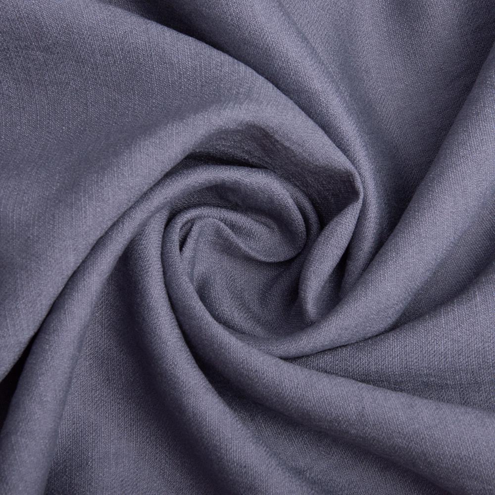 Ткань лен однотонная Ария V-1429 Темно-серый (25184)
