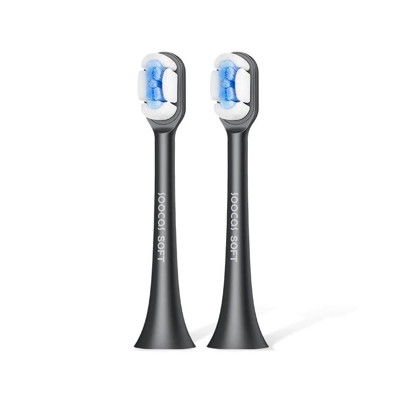 Насадки змінні Soocas Toothbrush Head General Clean Bh01b 2 шт. Чорний (2572658791)