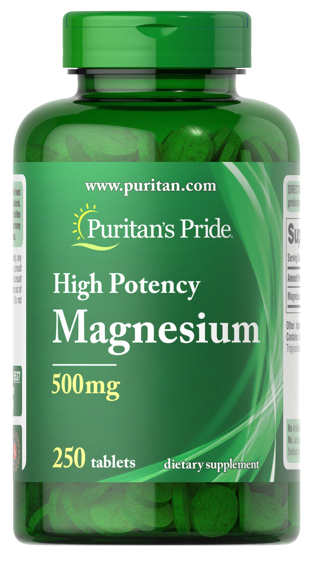 Микроэлемент Магний Puritan's Pride Magnesium 500 мг 250 Caplets Микроэлемент Магний Puritan's Pride Magnesium 500 мг 250 Caplets