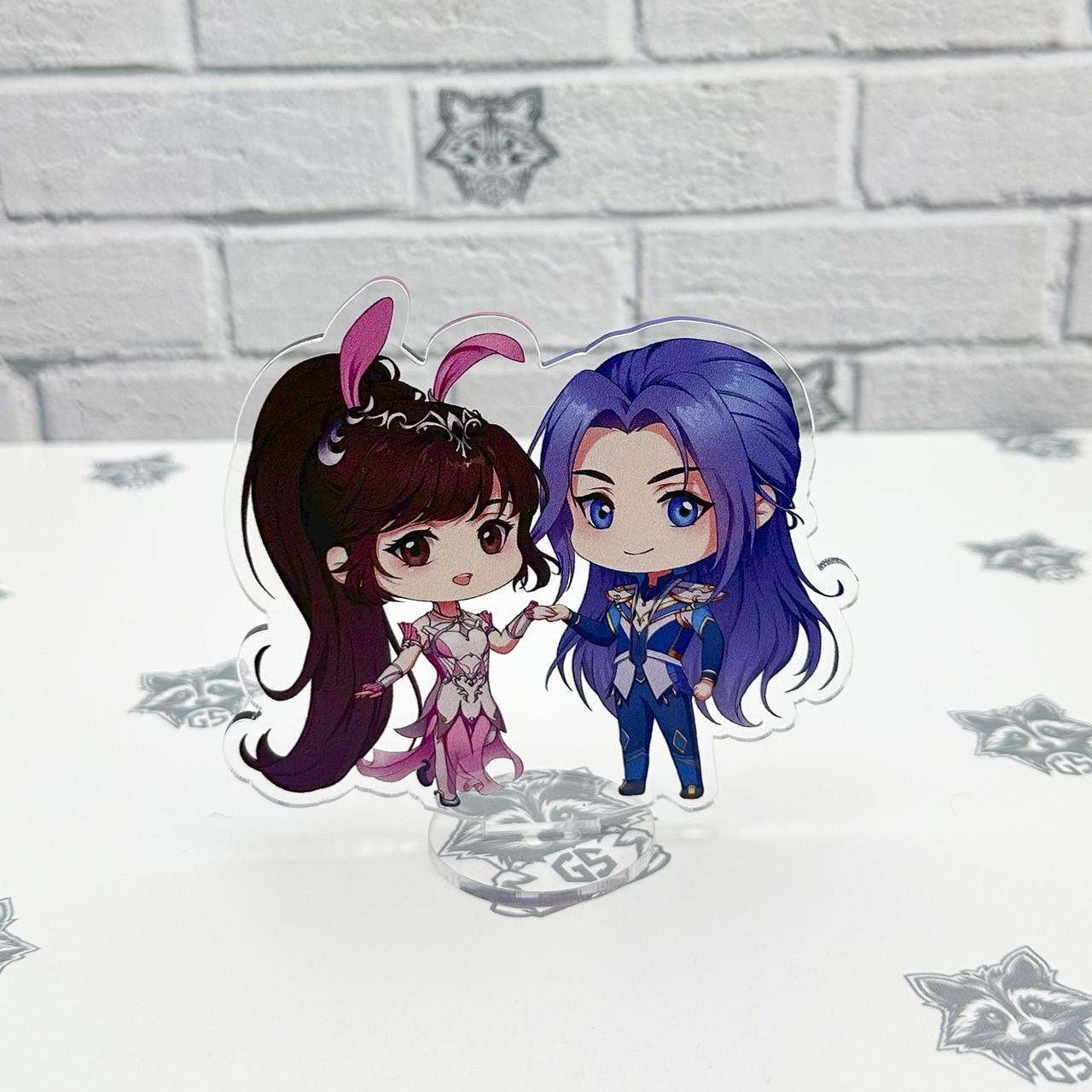 Фигурка коллекционная акриловая Chibi Аниме Боевой континент Douluo Dalu 10 см (2219813455)