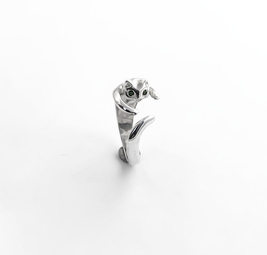 Кільце Maxi Silver 2958 SE Кішка (8295880)