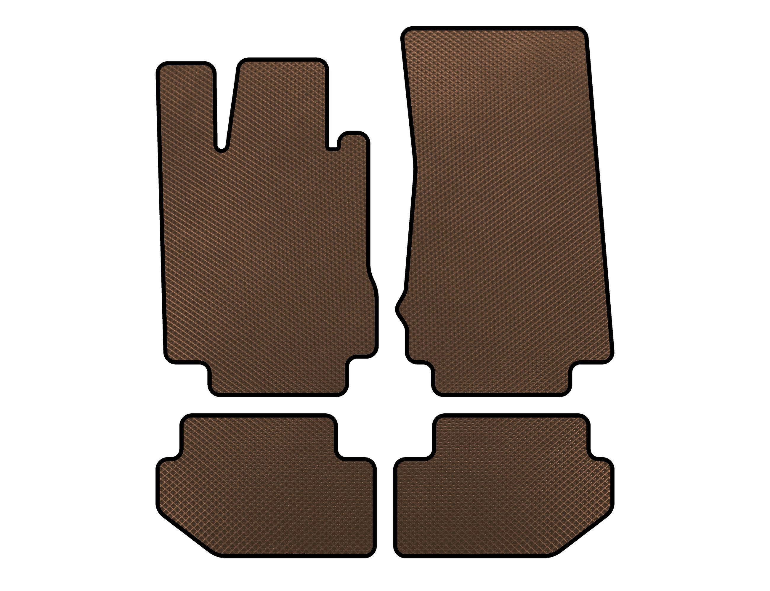 Коврики EVA Digital Designs для Мерседес CL-class C215 1999-2006 гг. Коричневый (141796)