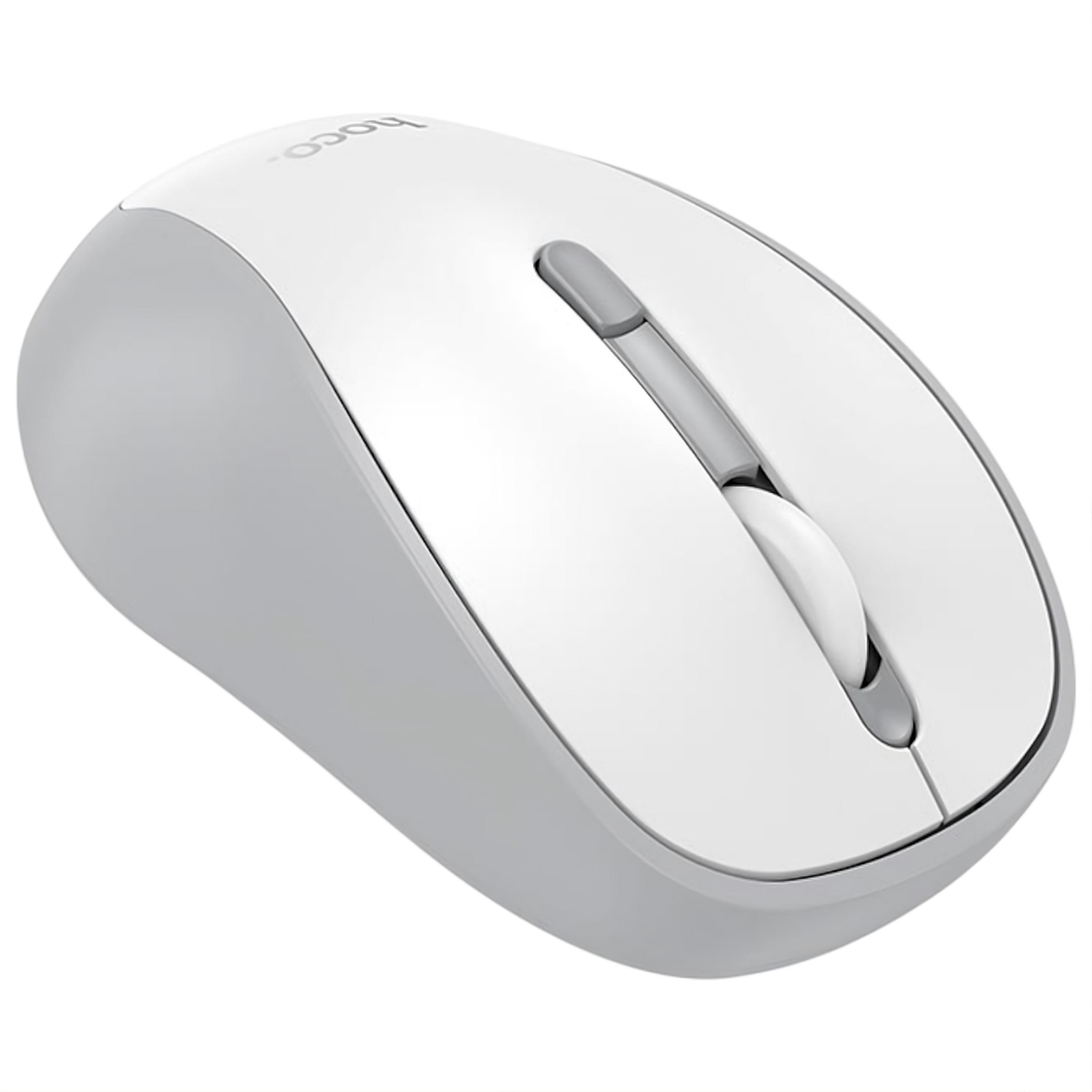 Мышь двухдиапазонная беспроводная Hoco GM41 2.4G с Bluetooth 3.0/5.2 1600 DPI Белый (30821502)