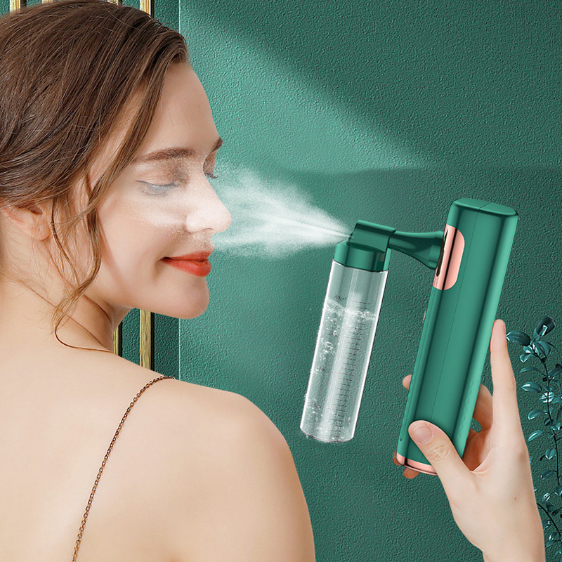 Аппарат кислородной мезотерапии Nano Atomizer для лица с аккумулятором Зеленый (db1d46af) - фото 10