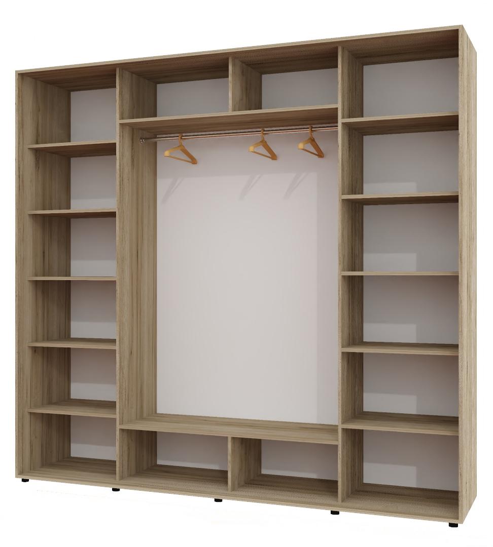 Корпус шкафа-купе Алекса ШК-05 250х60х240 см Дуб крафт серый Корпус шкафа-купе Алекса ШК-05 250х60х240 см Дуб крафт серый