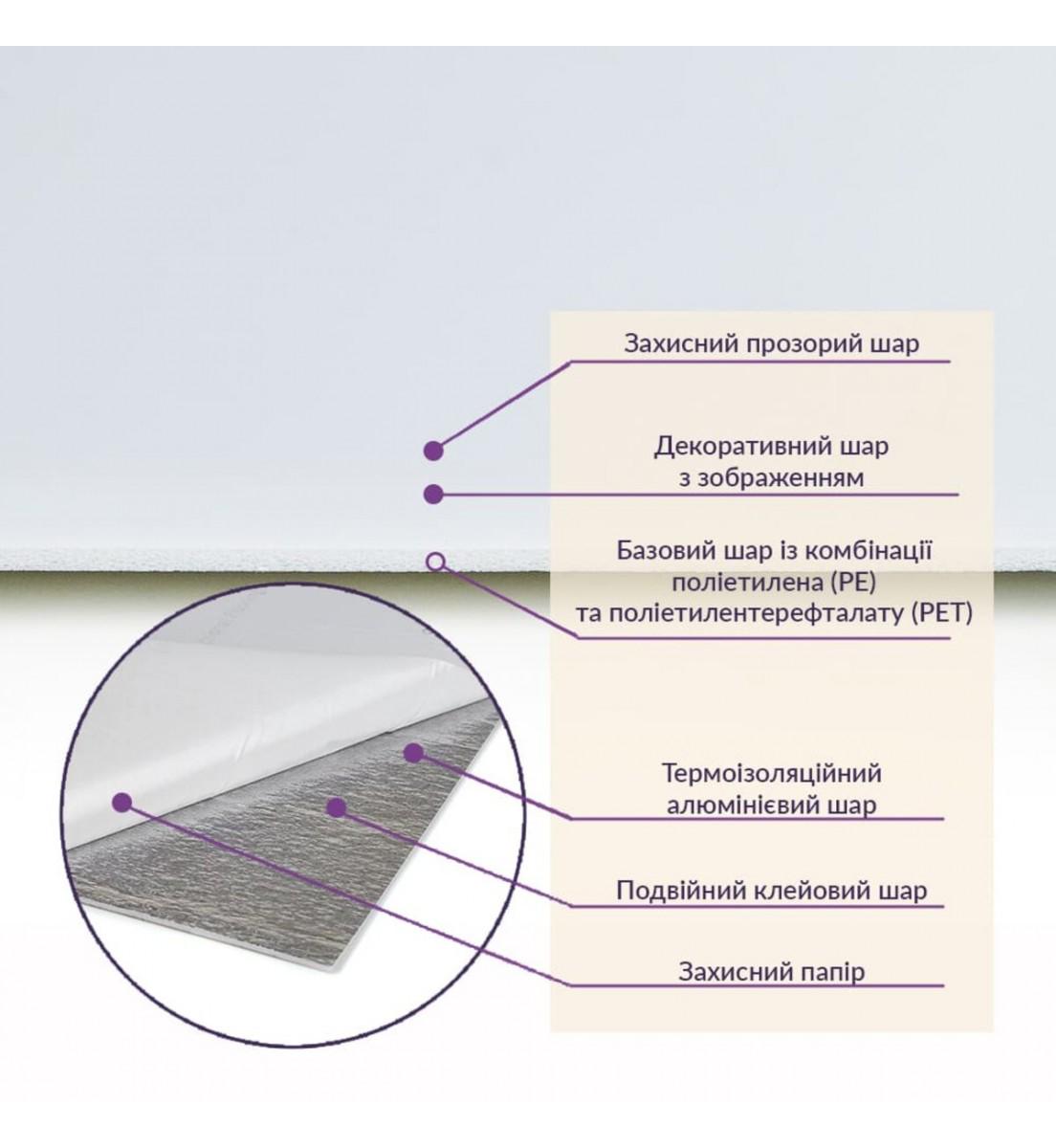 Плитка самоклеящаяся стеновая PET 600х300х2 мм (PET-1669) - фото 4 Плитка самоклеящаяся стеновая PET 600х300х2 мм (PET-1669) - фото 4
