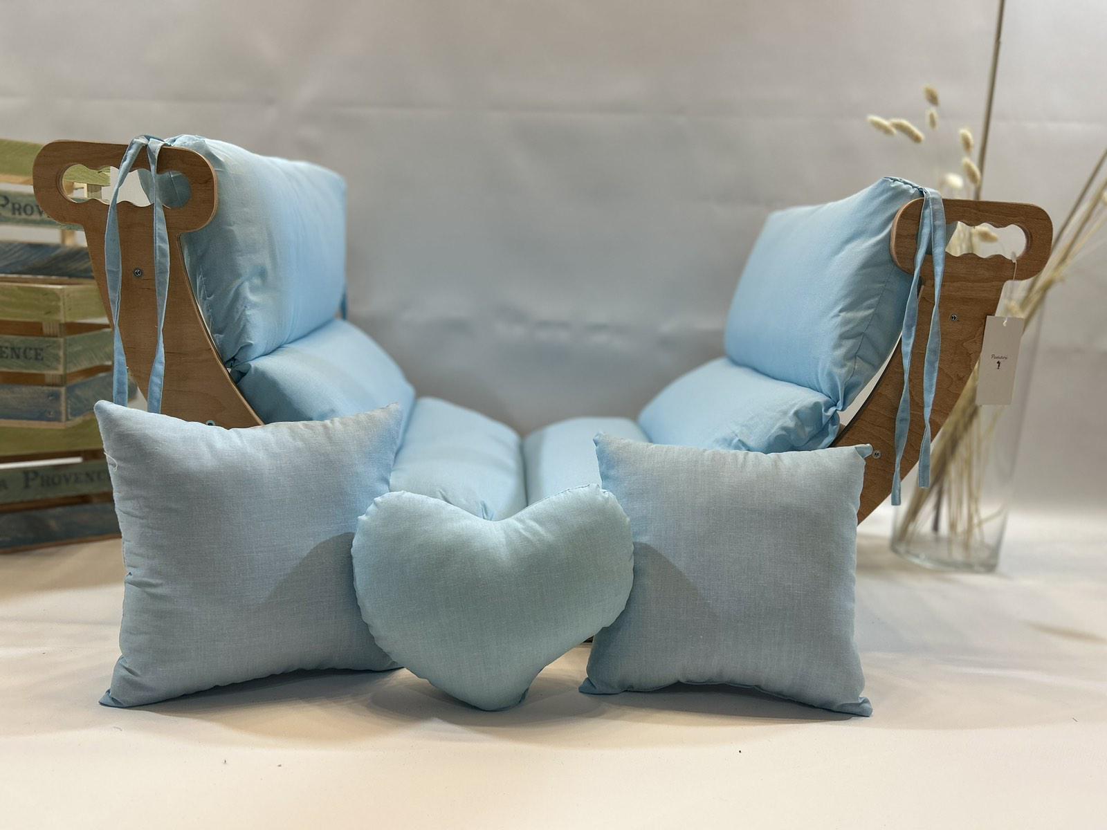 Дитячий тренажер з матрасом Paradox Арка Піклер з натурального дерева (290120239) - фото 7