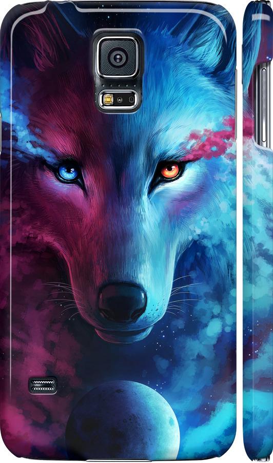 Чехол на Samsung Galaxy S5 g900h Арт-волк (3999m-24-42517) Чехол на Samsung Galaxy S5 g900h Арт-волк (3999m-24-42517)