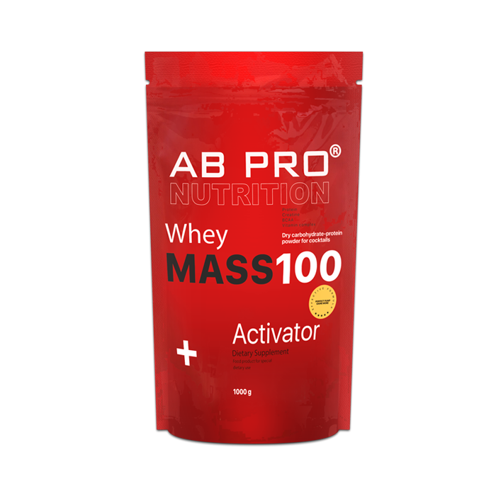 Гейнер AB PRO MASS 100 Whey Activator 1000 г шоколад