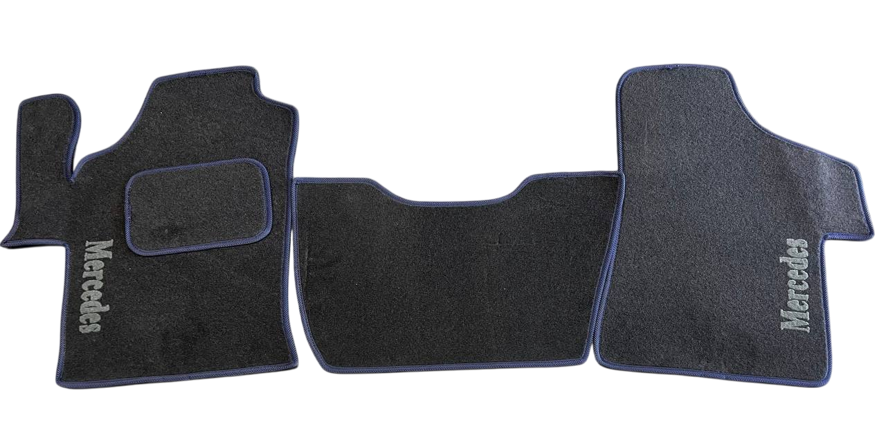 Килимки в салон ворсові для Mercedes Viano/Vito 639 2003-2014 5 шт. Чорний (27327105)