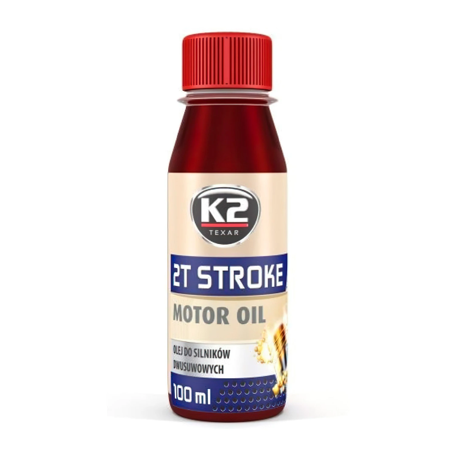 Мастило двохтактне K2 MOTOR OIL 2Т 0,1 л Червоний (K20965)