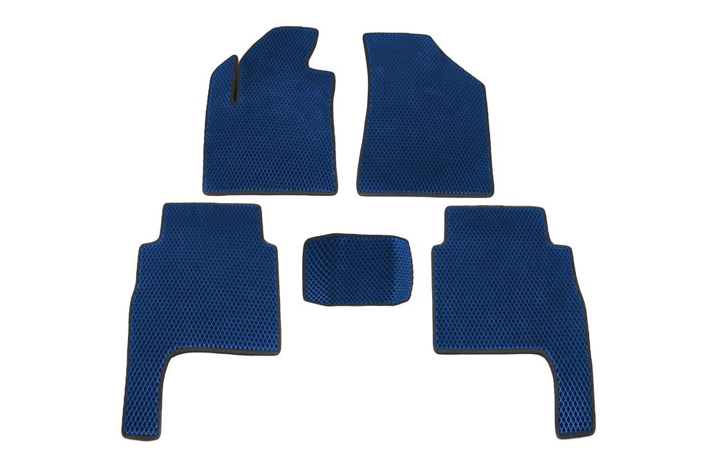 Коврики EVA 2006-2010 Digital Designs для Hyundai Santa Fe 2 2006-2012 гг. этилвинилацетат Синий