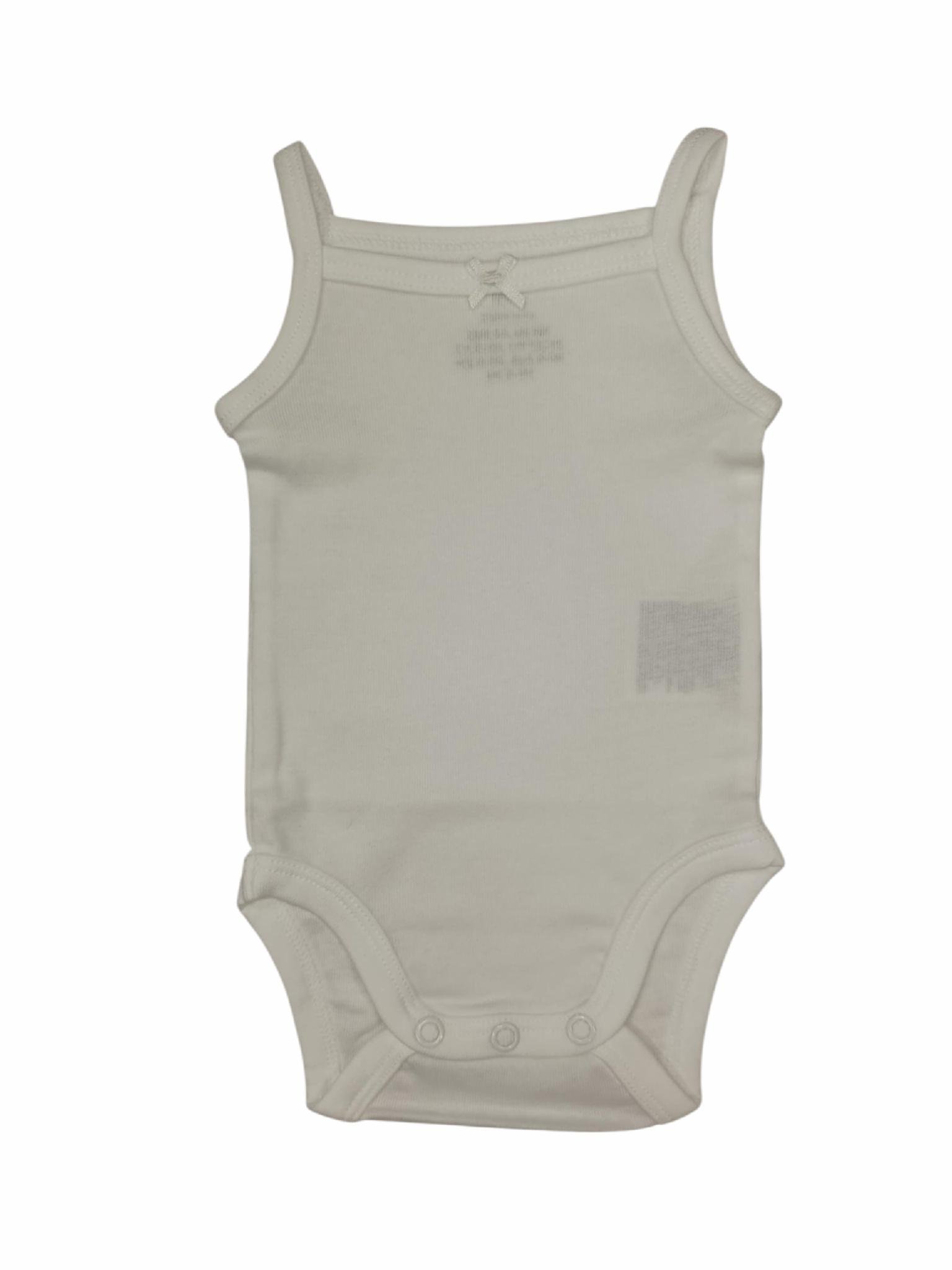 Боди-майка для девочки H&M 50 см Белый (25063003A1)