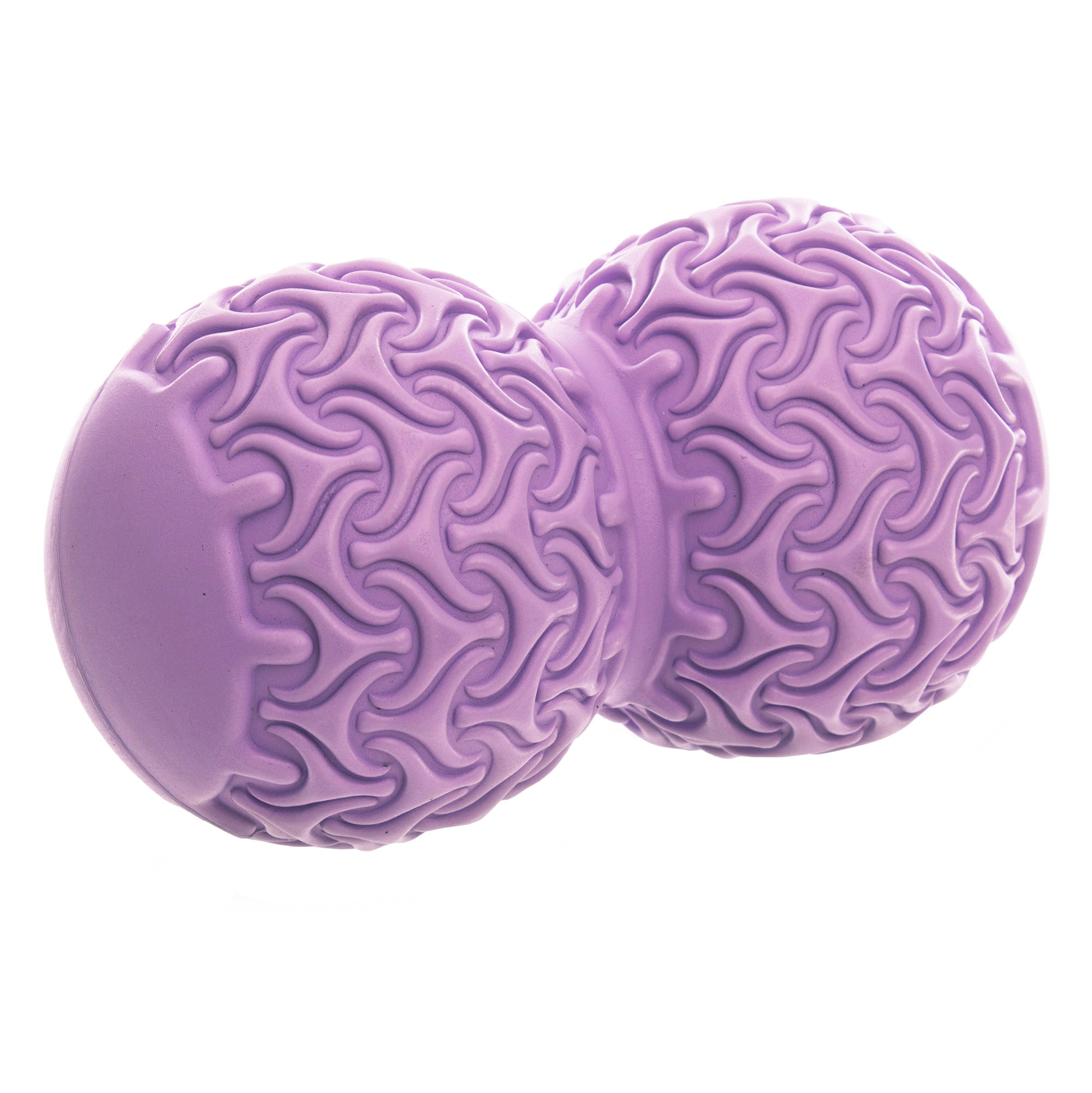 Массажер для спины DuoBall Massage Ball eva 19x10 см Фиолетовый - фото 4