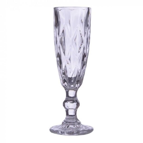 Набір келихів під шампанське Art Rhombus VB910 6 шт. Прозорий (DR000118) - фото 1 Набір келихів під шампанське Art Rhombus VB910 6 шт. Прозорий (DR000118) - фото 1