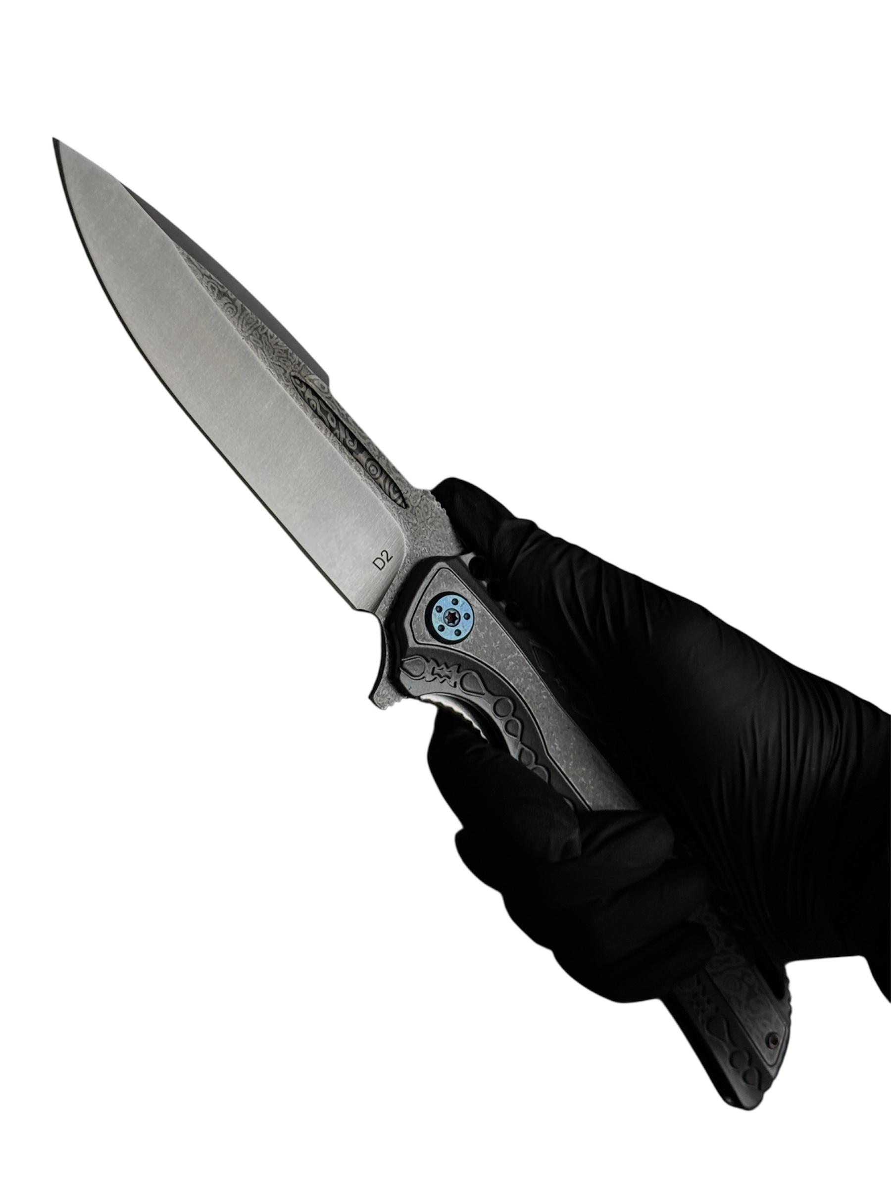 Туристический нож складной 5119 (KN1087) - фото 4